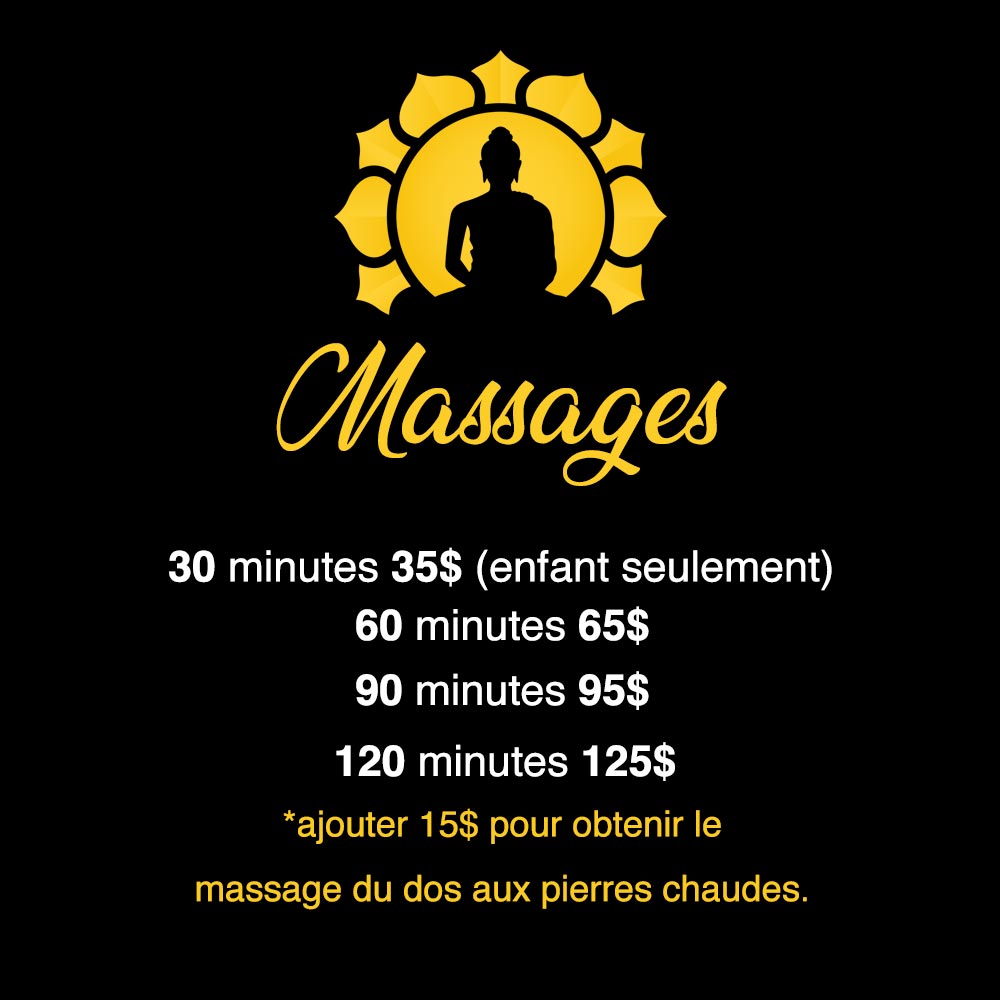 Massothérapie Sens-O-Réel Mirabel - Massages