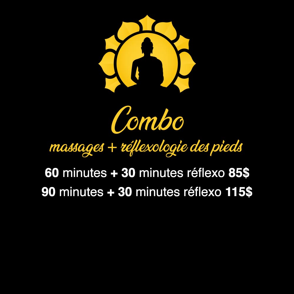 Massothérapie Sens-O-Réel Mirabel - Massages combo